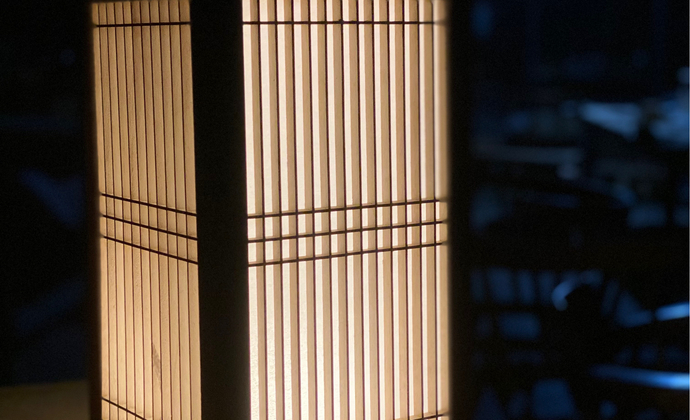 日式组子灯