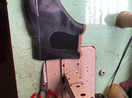 英国传统切尔西靴子定型方法