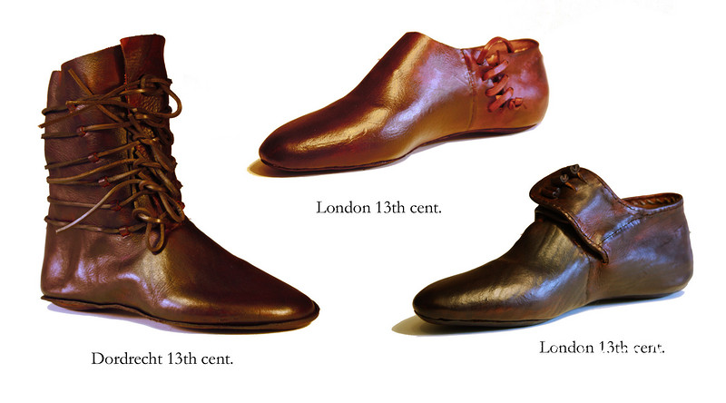 欧洲10世纪到15世纪的皮鞋古鞋图集低调奢华的复古手工鞋欣赏