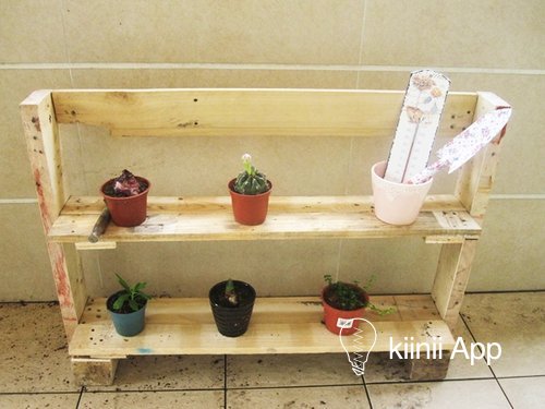 手工制作教程 使用废弃的木质栈板制作盆栽木架diy教程 Kiinii App