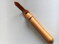 原创手工塑型牛皮植鞣革抗压单支钢笔收纳圆珠笔保护套水笔铅笔袋