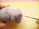 羊毛毡婴儿蓝小象玩偶制作教程