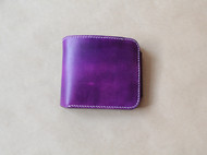 紫色女士三折短夹
