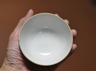 清代早期白瓷茶碗