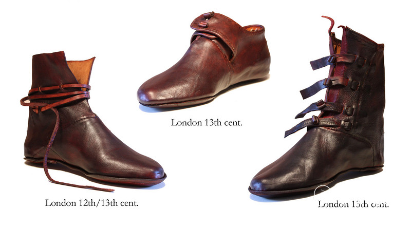 欧洲10世纪到15世纪的皮鞋古鞋图集低调奢华的复古手工鞋欣赏