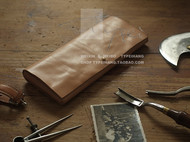 Typei Hang Wallet No.4 原色枥木鞍革做旧长夹