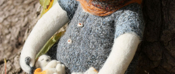 俄罗斯艺术家Irina Andreeva的羊毛毡玩偶