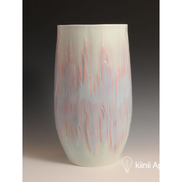 日本人間国宝/陶艺家庄村健(Shomura Ken)创新的蓝染和红染陶瓷作品精选 