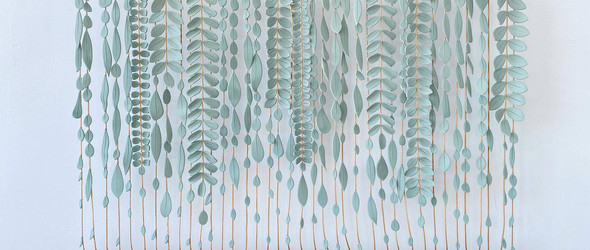 自然风的植物陶瓷壁挂 | 艺术家Anastasia Tumanova以陶瓷模拟自然之美