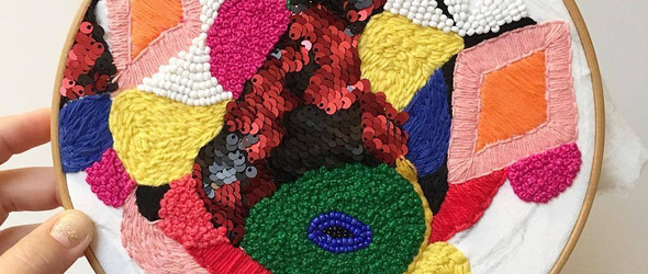 是刺绣，是编织，更是色彩的大爆炸 | Liz Payne