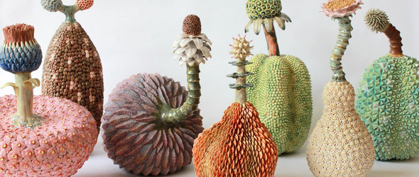 美味的陶瓷"热带水果" | 日本艺术家 栗原香織 作品