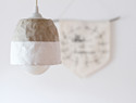 废物利用：废弃的卷纸纸芯（纸芯筒）制作时尚的吊灯灯罩diy教程