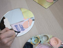 DIY手绘彩绘装饰镜子教程（附图案模板下载）