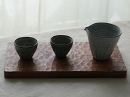 纯手工雕刻日式龟纹托盘杯垫茶盘