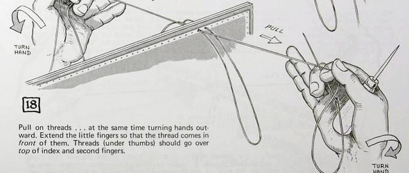 Libby的翻译课——史东门《手缝皮革艺术》“如何同时拿针和锥子”（3）