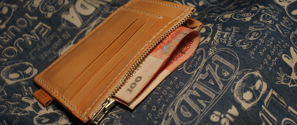 一个卡包零钱包的制作上的小变化