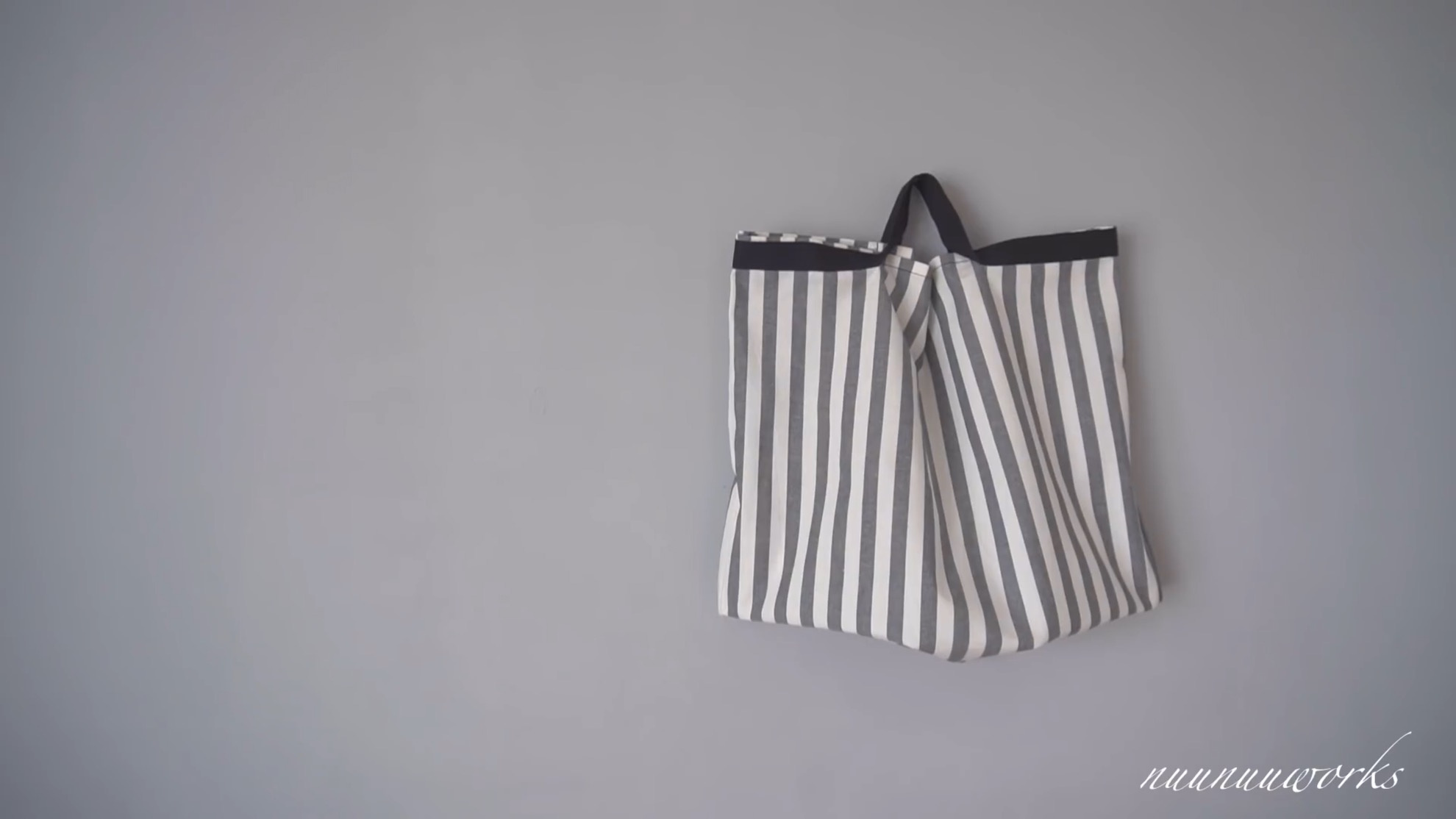 DIY布艺缝纫教程：超简单的布艺手提袋/便当袋