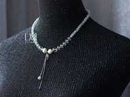 【LXB私人设计】珍珠流苏水晶项链