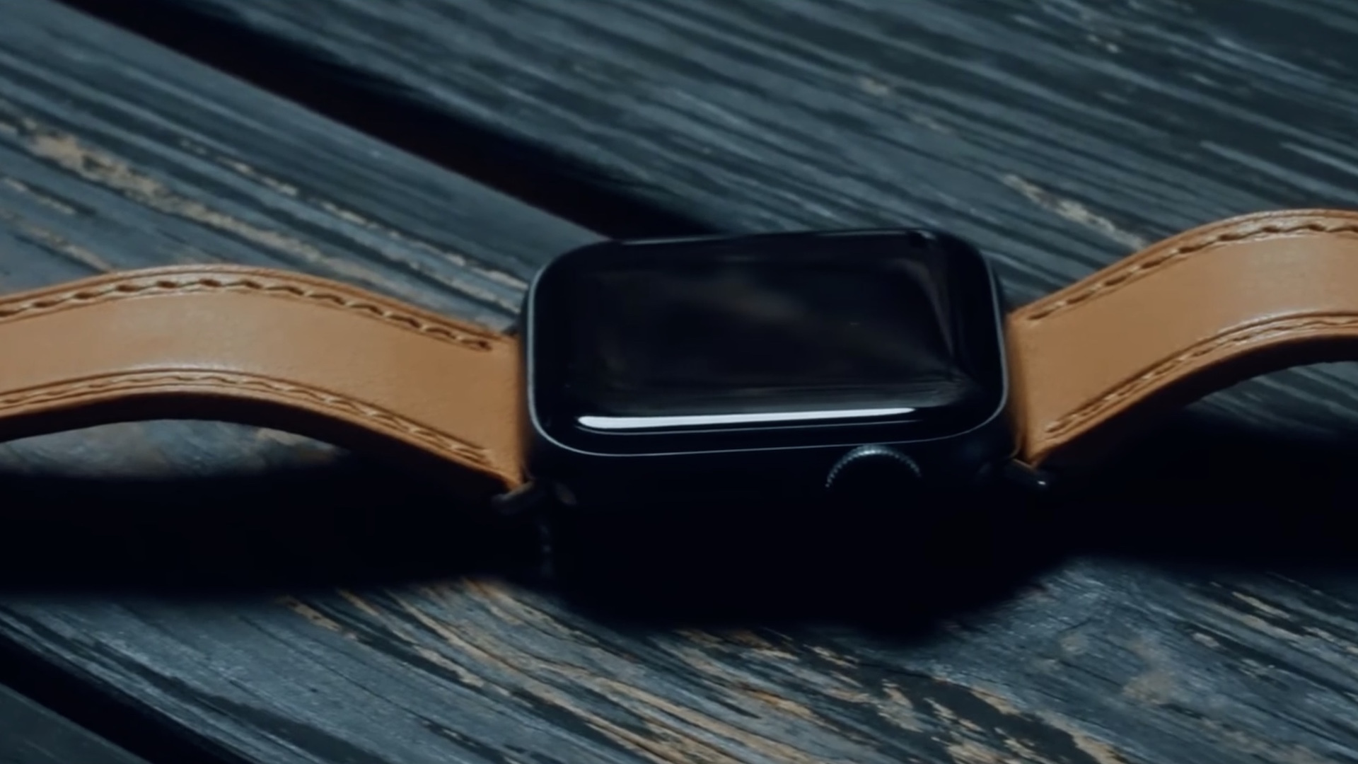 枥木鞍革Apple Watch表带手工制作过程视频
