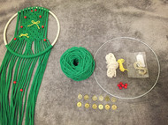 Macrame手编圣诞树-编织作品及材料包