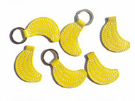【Banana】monster-66手工牛皮趣味香蕉造型钥匙扣挂件